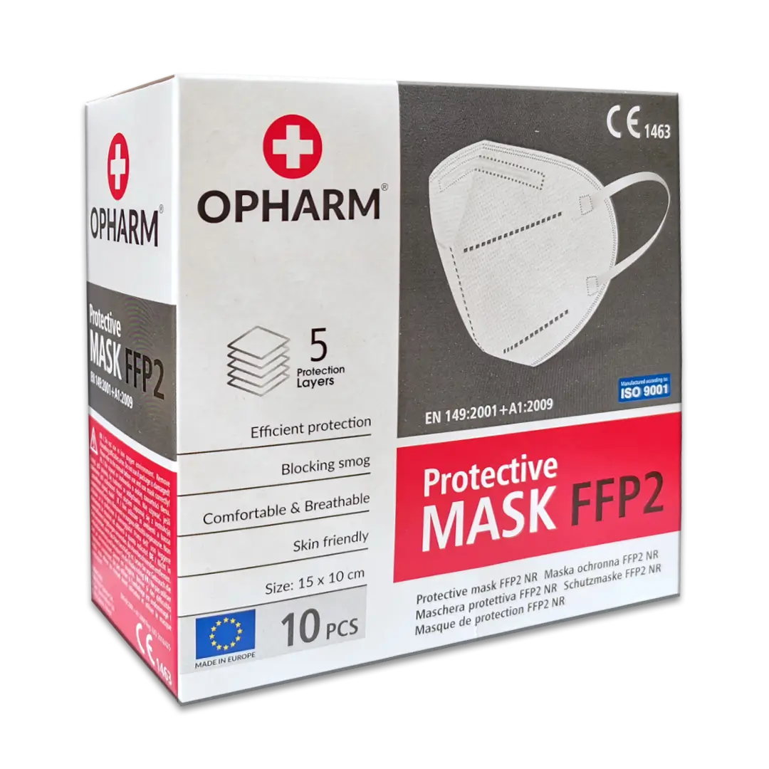 Opharm FFP2 Masken Verpackung