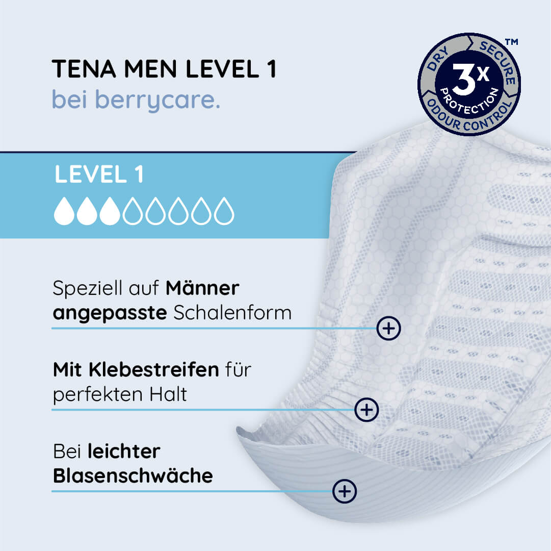 TENA Men Level 1 Vorteile bei berrycare