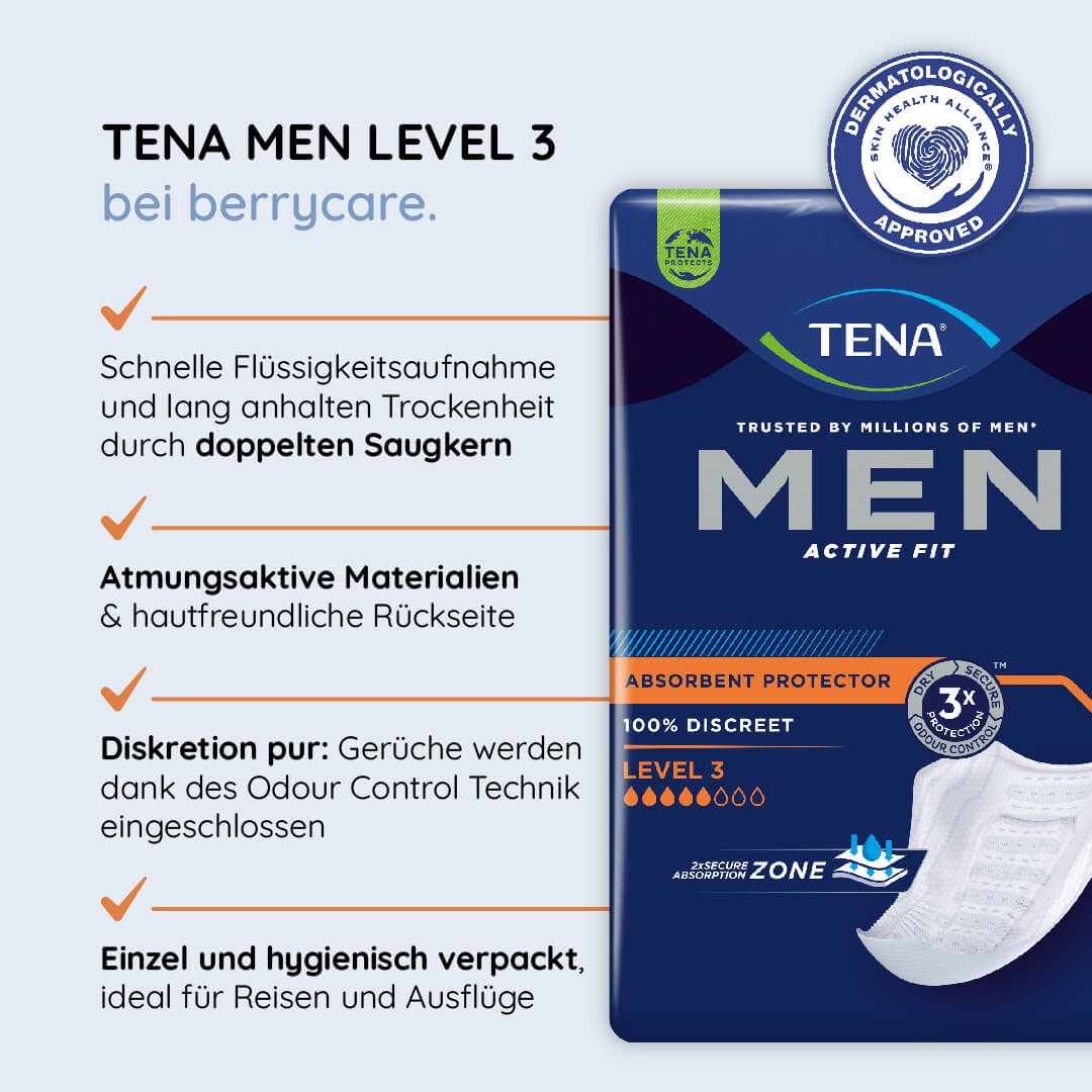 TENA Men Level 3 Vorteile bei berrycare