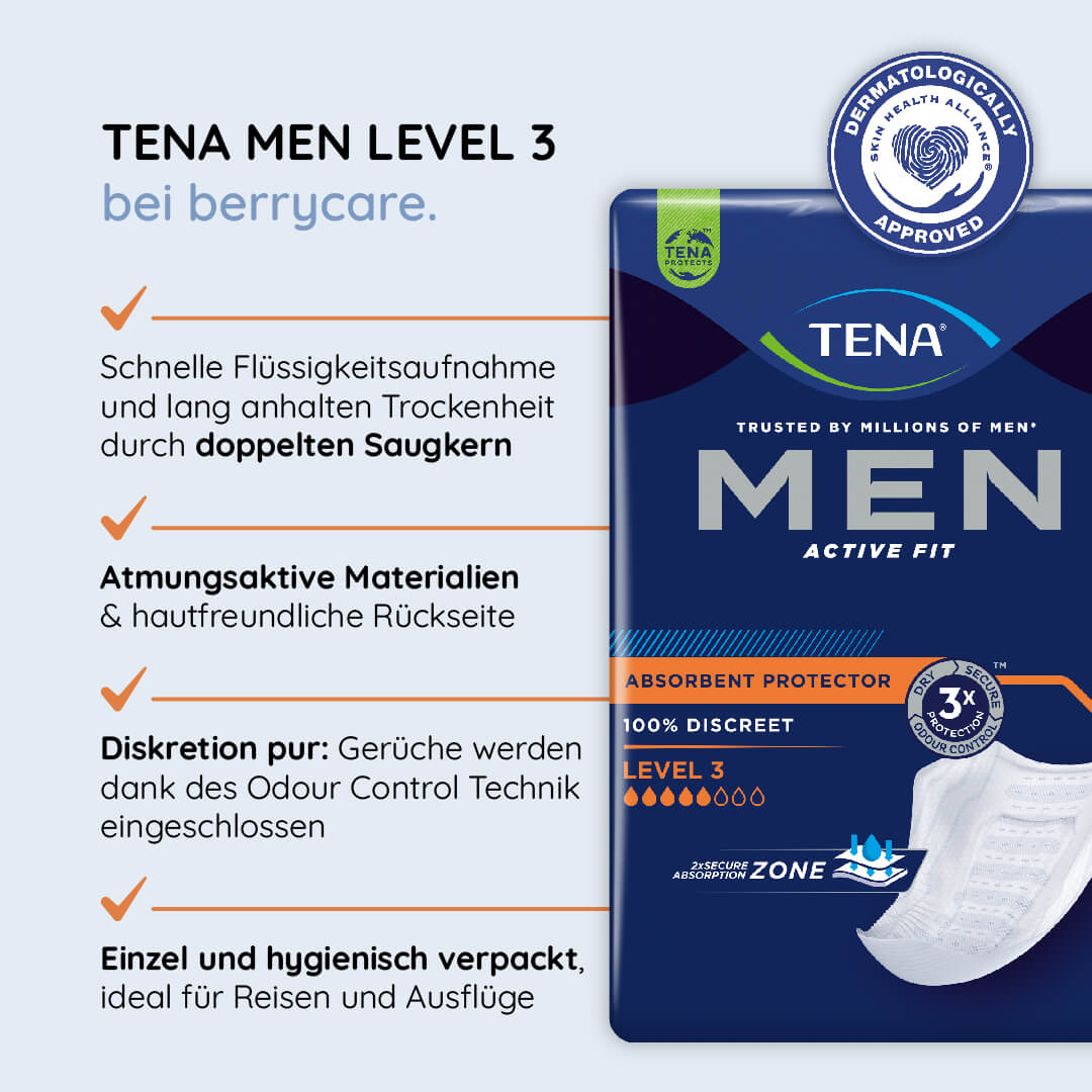 TENA Men Active Fit Absorbent protector Level 3