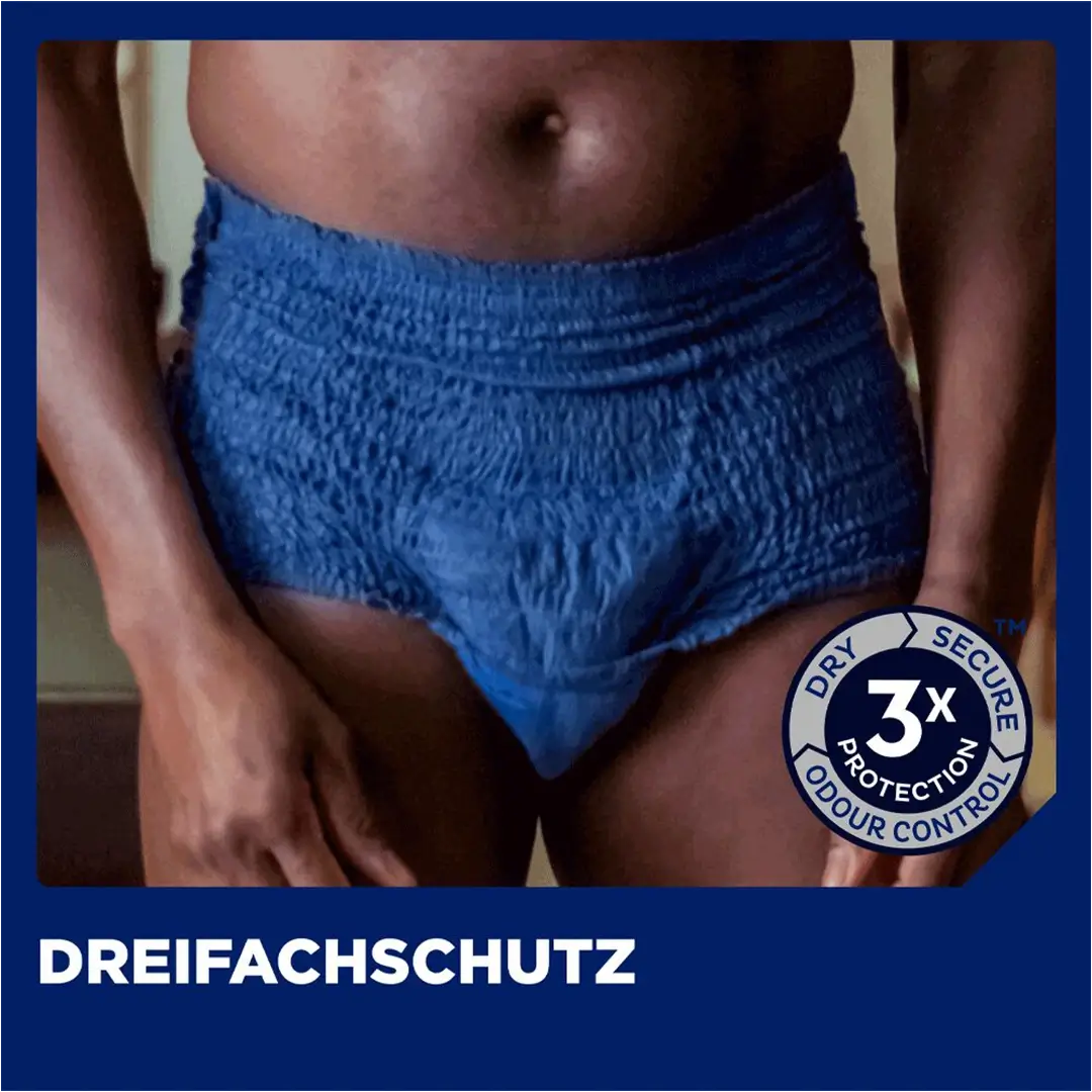 TENA Men Pants Plus dreifachschutz bei berrycare