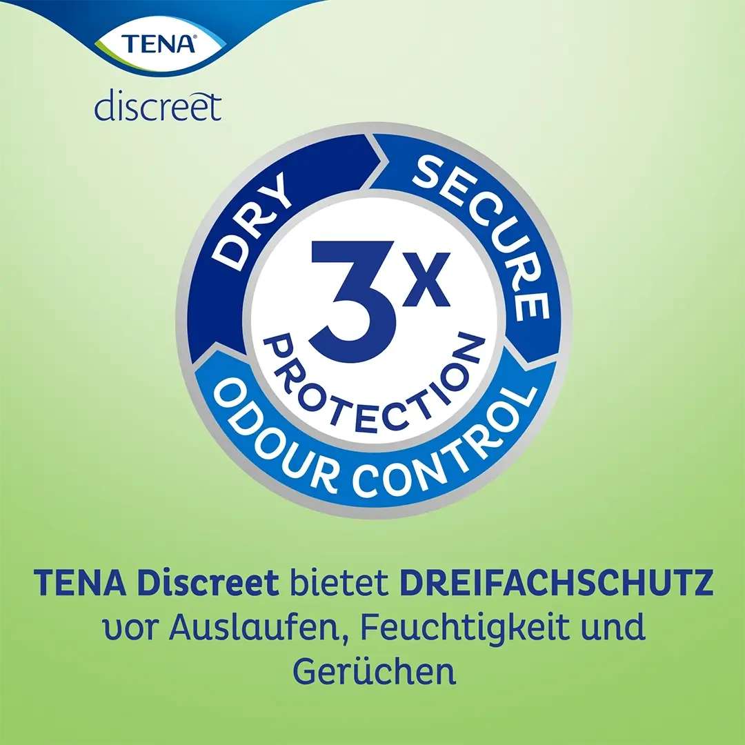 TENA discreet Lady Pads Normal dreifachschutz