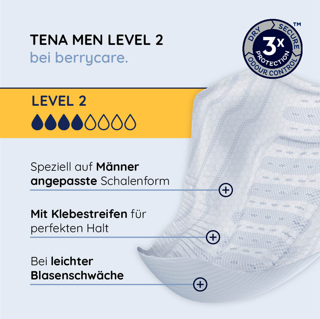 TENA Men Level 2 Vorteile bei berrycare