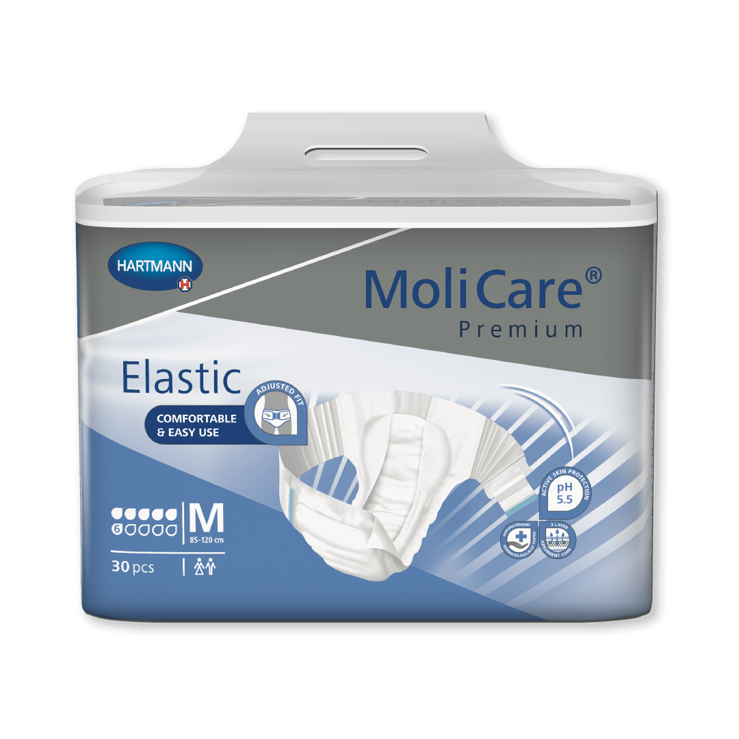 MoliCare Premium Elastic 6 Tropfen Inkontinenz Windeln