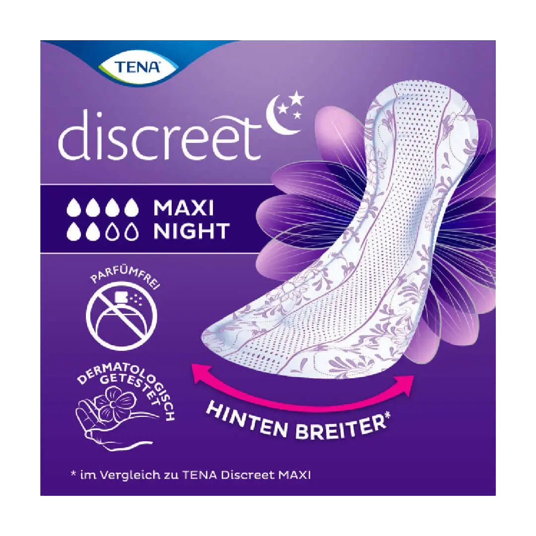 TENA-Lady discreet Maxi Night hinten breiter